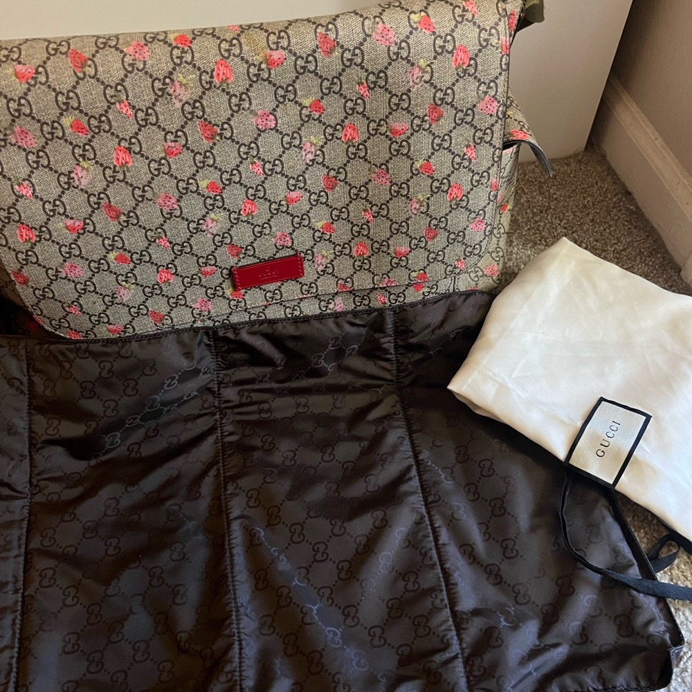 Gucci diaper bag